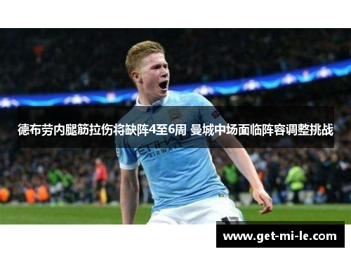 德布劳内腿筋拉伤将缺阵4至6周 曼城中场面临阵容调整挑战 德布劳内腿筋拉伤将缺阵4至6周 曼城中场面临阵容调整挑战